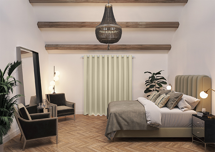 Kyoto Faux Silk, Sand - Made to Measure Curtains - Image 15